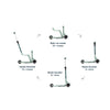 Smartrike Scooter Xtend Mini-Ride 3 en 1 - Verde