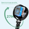 LA Bateria del Ventilador Portatil Momcozy  tiene larga duracion de 27 horas en nivel suave