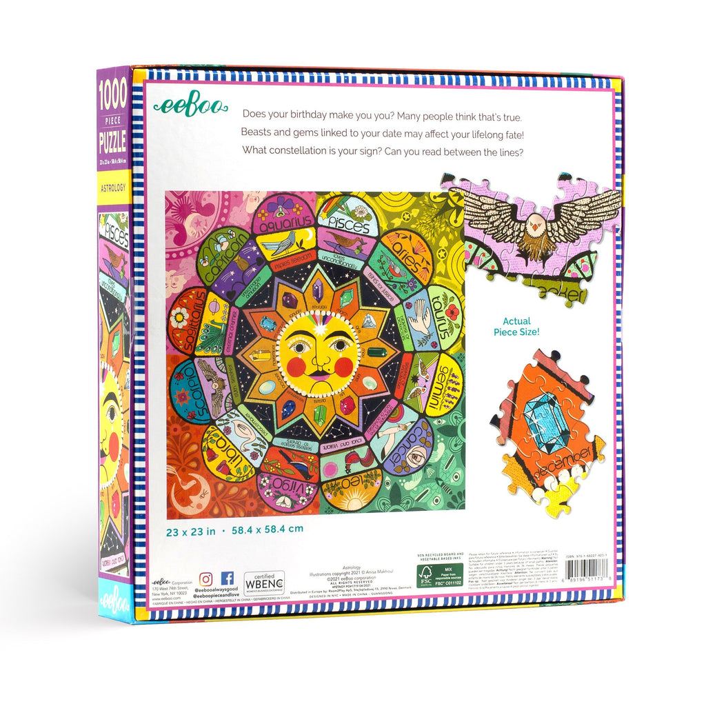 Eeboo Puzzle 1000 piezas - Astrología