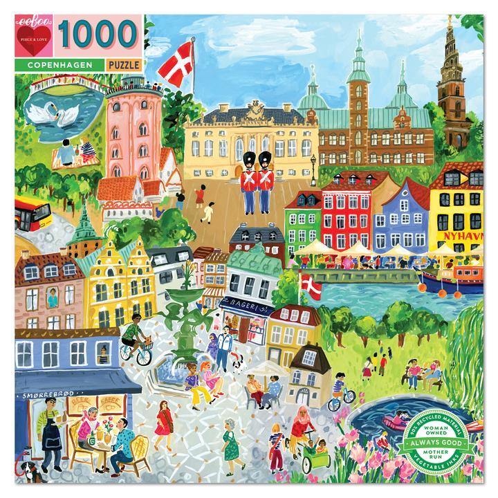 Eeboo Puzzle 1000 piezas - Copenhague