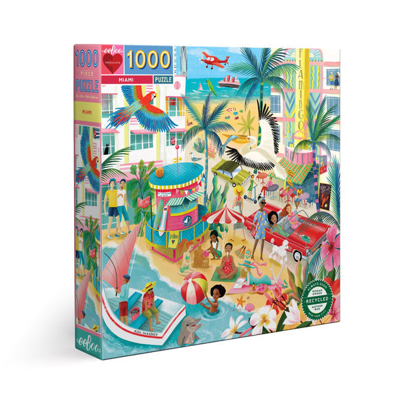 Eeboo Puzzle 1000 piezas - Miami