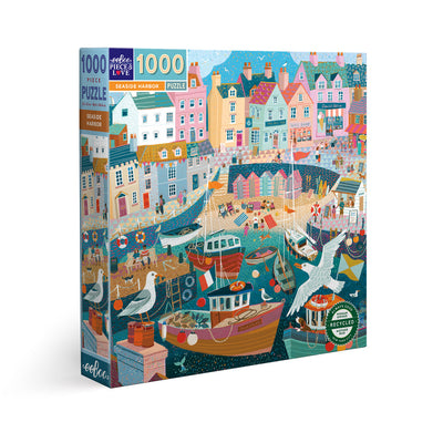 Eeboo Puzzle 1000 piezas - Puerto Costero