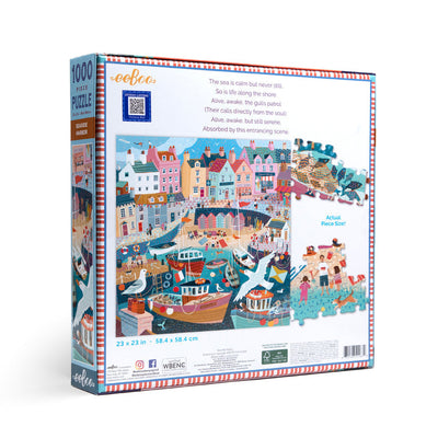 Eeboo Puzzle 1000 piezas - Puerto Costero