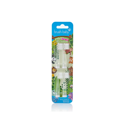 Pack de 2 Cabezales de Repuesto para Cepillo de Dientes Eléctrico Brush-Baby