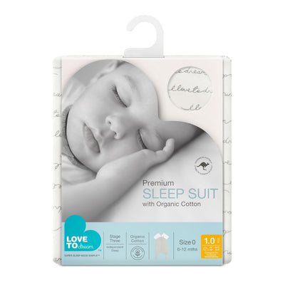 Love to Dream Etapa 3 Pijama - MILD - Blanco/Gris