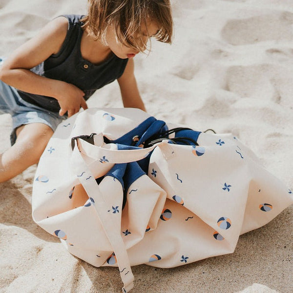 Bolsa almacenamiento Play Go Manta de juegos y bolsa de almacenamiento de juguetes 100 Diversion 100 Funcionalidad Play Go La hora de recoger nunca ha sido tan divertida Blanca