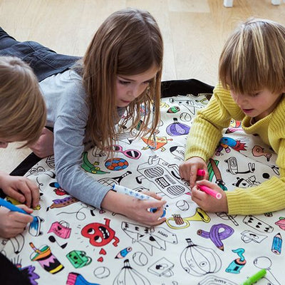 Play & Go Manta de juegos y bolsa organizadora de juguetes - Omy Paris