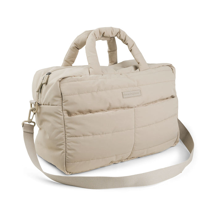 Done by Deer bolso cambiador acolchado - arena