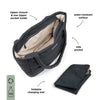 Done by Deer bolso tote acolchado - negro