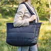 Done by Deer bolso tote acolchado - negro