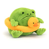 Jellycat Peluche Rana Ricky Rain Salvavidas
