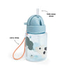 Done by Deer Botella para el agua 280 ml - tiny farm azul