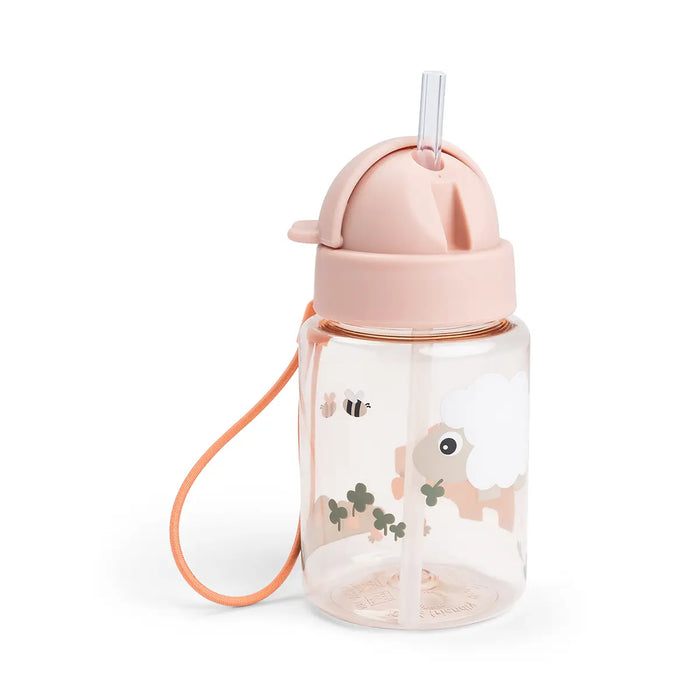 Done by Deer Botella para el agua 280 ml - tiny farm rosa