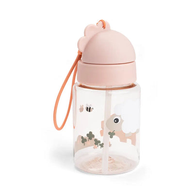 Done by Deer Botella para el agua 280 ml - tiny farm rosa