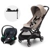 Travel System Coche Bugaboo BUTTERFLY Taupe con Silla Nido ATON S2