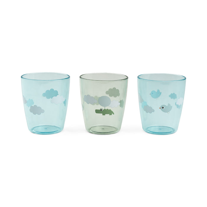 Done by Deer Set 3 mini vasos Yummy - Verde
