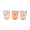 Done by Deer Set 3 mini vasos Yummy - Naranjo