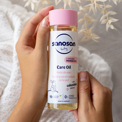 Sanosan Aceite de Masajes y para el Cuidado de la Piel del Bebé