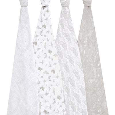 Aden and Anais Mantas 4 Pk Swaddle A. Organico - Star