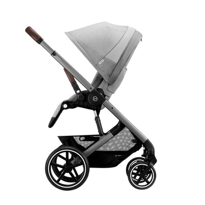 Cybex Travel System Coche BALIOS S LUX 3.0 gris con Silla Nido Aton S2