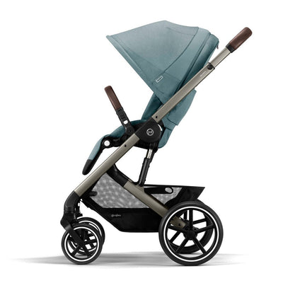 Cybex Travel System Coche Balios S Lux 3.0 azul con Silla Nido Aton S2