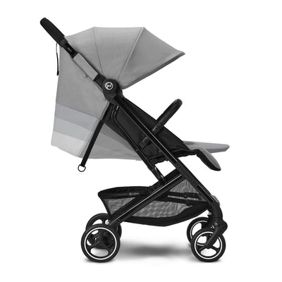 Cybex Travel System Coche BEEZY Lava Grey con Silla Nido Aton B2