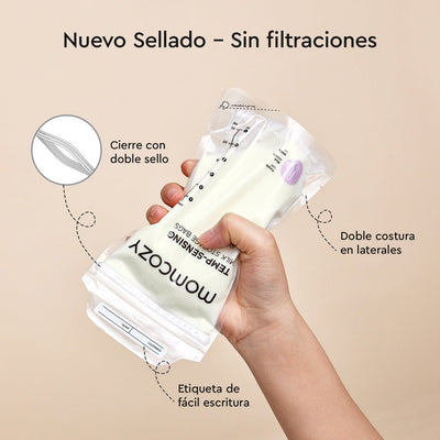 Momcozy Bolsa para almacenar leche materna - 50 unidades