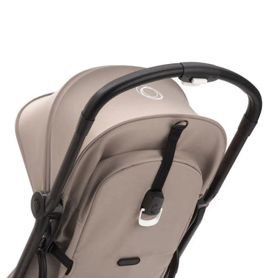 Bugaboo Butterfly Taupe vista manilla para plegar coche