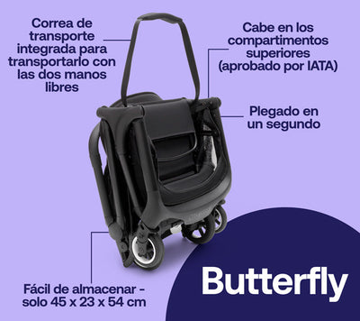 Coche Bugaboo BUTTERFLY - Taupe