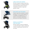 Cybex Travel System Coche Balios S Lux 3.0 azul con Silla Nido Aton S2