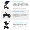 Cybex Travel System Coche BALIOS S LUX 3.0 gris con Silla Nido Aton G