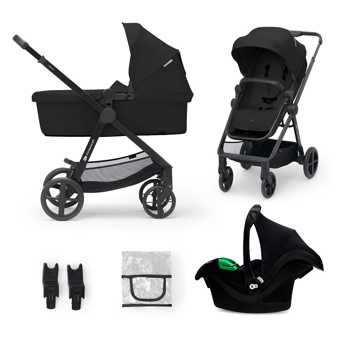 Kinderkraft Travel System Newly 3 en 1 - Negro
