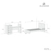 Alondra Cuna Convertible Zero Joy 60X120
