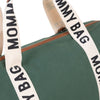 Childhome Bolso Mommy Bag Signature Canvas - Verde