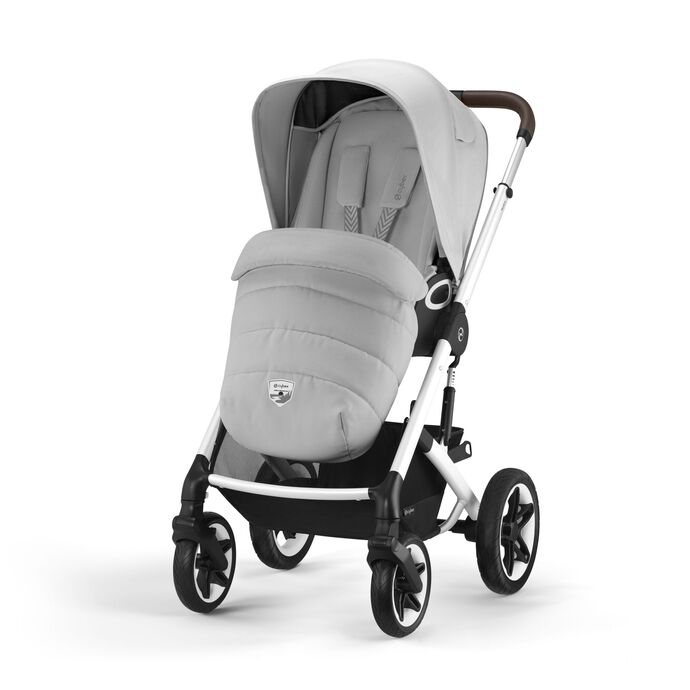 Cybex Travel System Coche TALOS LUX 2.0 Grey con Silla Nido Aton S2