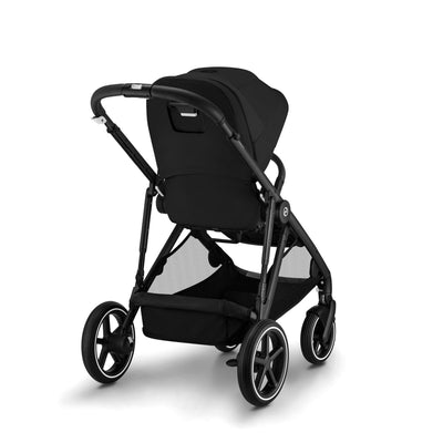 Cybex Travel System Coche Gazelle BLK Moon Black con Silla Nido Aton S2
