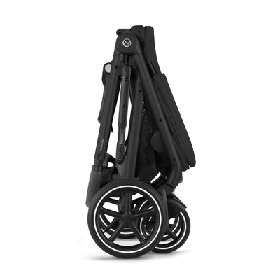 Cybex Travel System Coche Gazelle BLK Moon Black con Silla Nido Aton S2