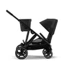 Cybex Travel System Coche GAZELLE BLK Moon Black con Silla Nido Aton B2