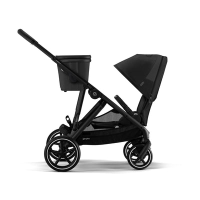 Cybex Travel System Coche GAZELLE BLK Moon Black con Silla Nido Aton B2