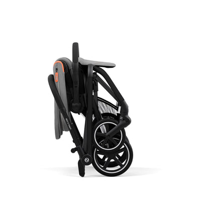 Cybex Travel System Coche EEZY S TWIST+ 2 BLK Grey con Silla Nido Aton G