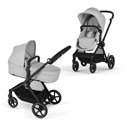 Cybex Travel System Coche EOS Lux con Aton B2 y Base - BLK Lava Grey