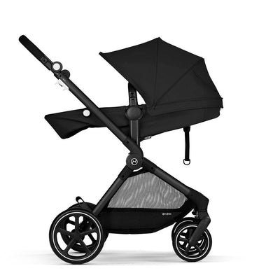 Cybex Travel System Coche EOS LUX BLK Negro con Aton G