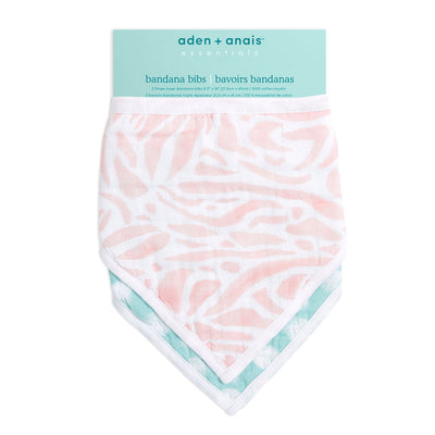 Aden and Anais Bandana Babero 2 Pk - Tropicalia