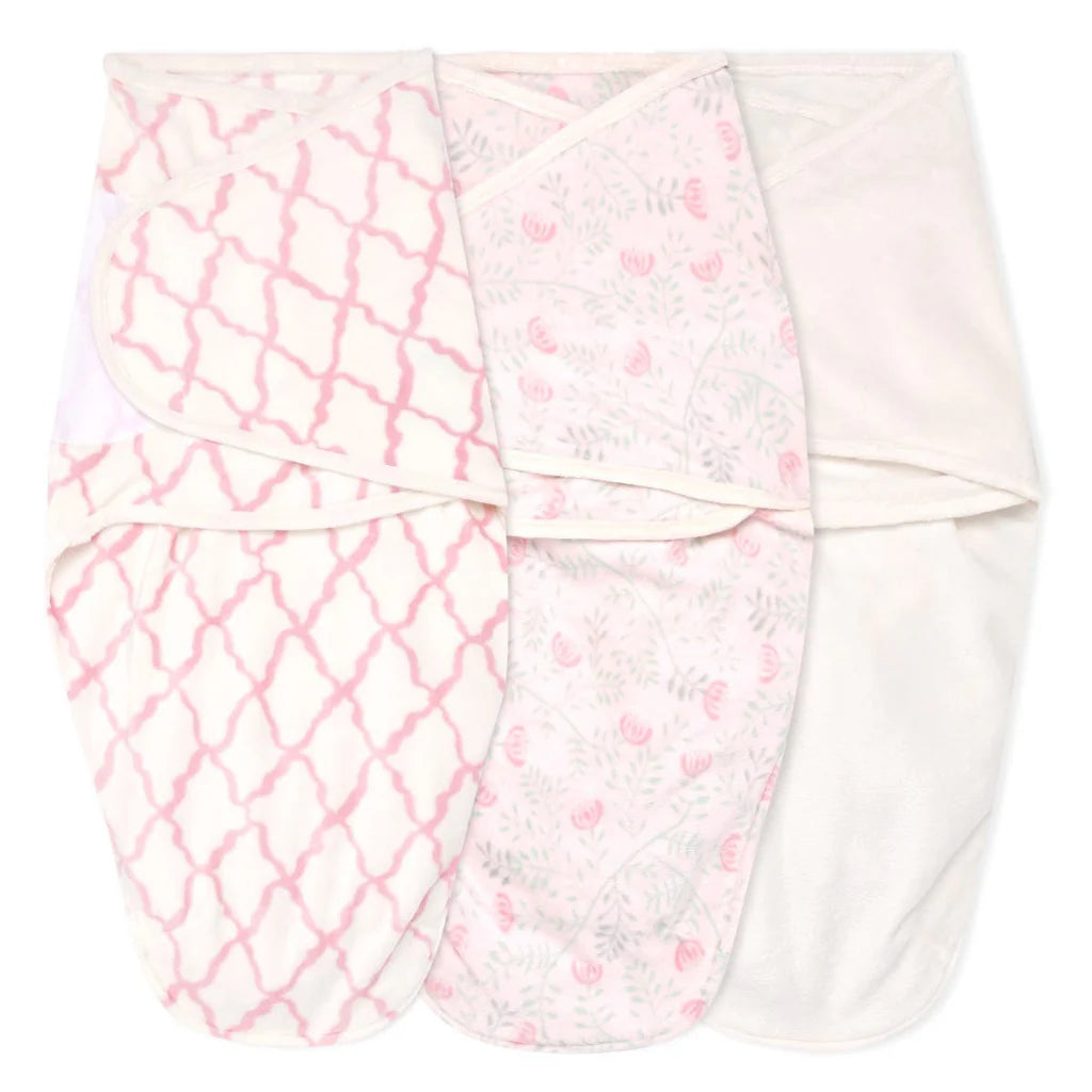 Aden and Anais Pack 3 Sacos Plus para Swaddling - Pink