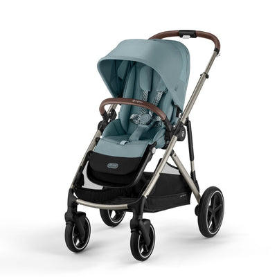 Cybex Travel System Coche Gazelle TPE Stormy Blue con Silla Nido Aton S2
