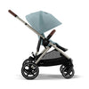 Cybex Travel System Coche GAZELLE TPE Sky Blue con Silla Nido Aton B2