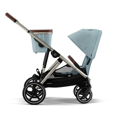 Cybex Travel System Coche GAZELLE TPE Sky Blue con Silla Nido Aton B2