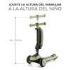 Kinderkraft Scooter 2 en 1 HALLEY - Verde