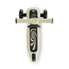 Scooter infantil 2 en 1 HALLEY de Kinderkraft en blanco, para desarrollar equilibrio en niños.