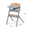 Kinderkraft Silla de comer evolutiva LIVY - Pink